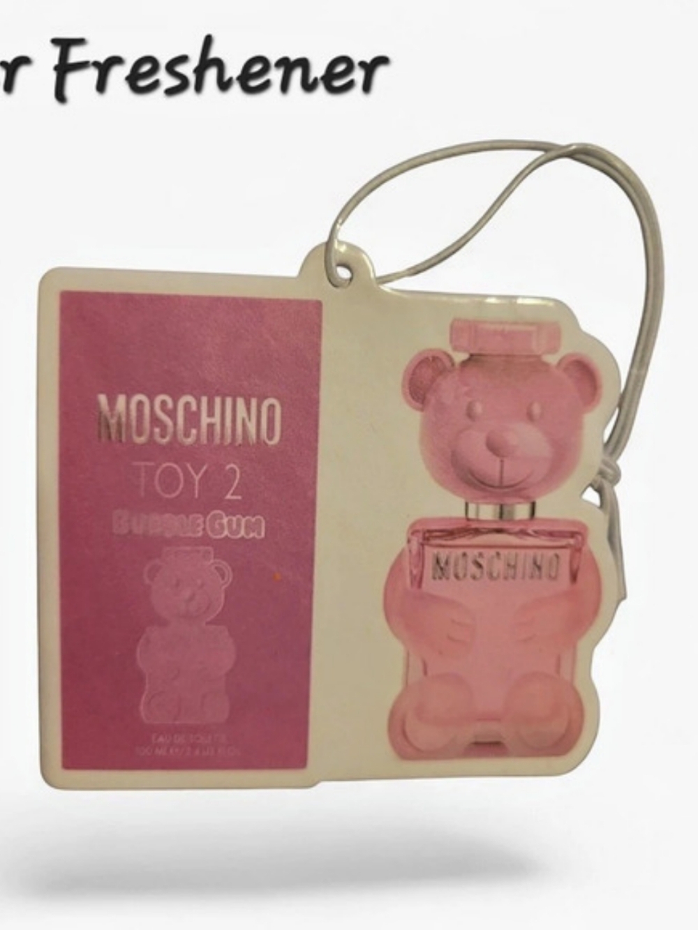 Moschino Toy 2 Bubble Gum Car Freshener NWT